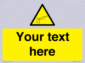 Custom warning barrier